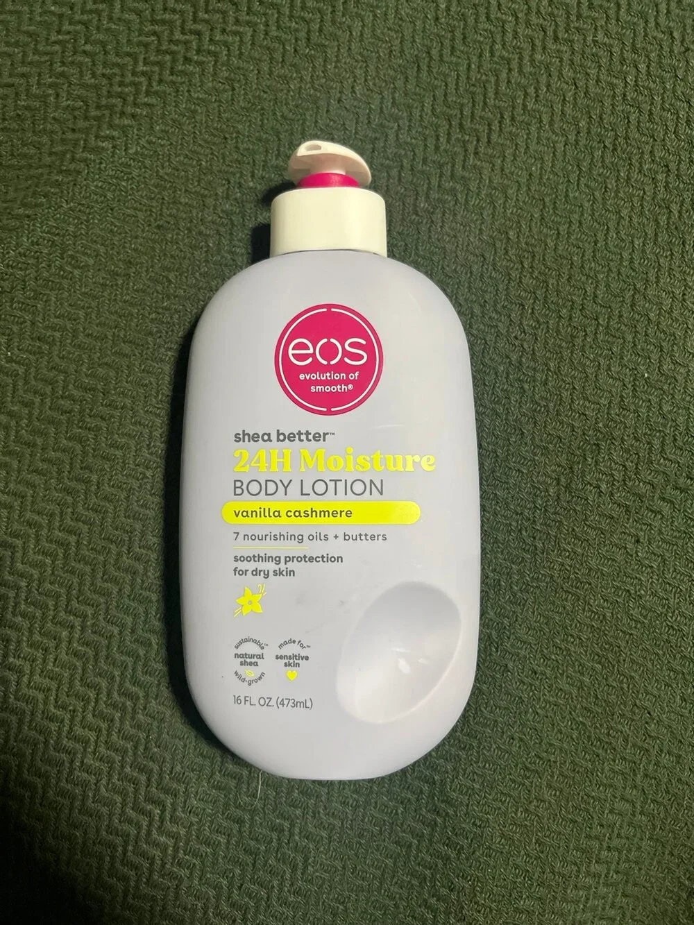 eos vanilla cashmere body lotion
